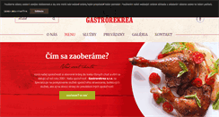 Desktop Screenshot of gastrorekrea.sk